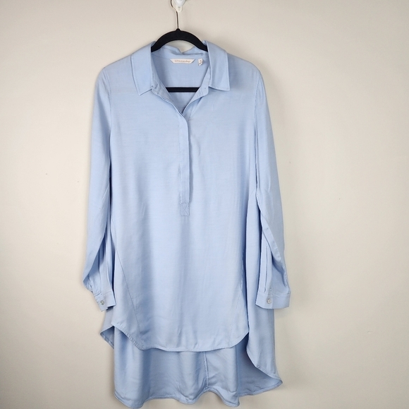 Soft Surroundings Tops - Soft Surroundings size M blue tunic top Hi-low